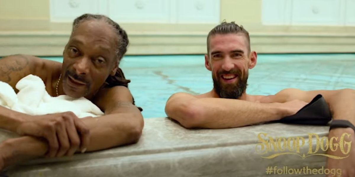 Michael Phelps Teaches Snoop Dogg How To Swim 4RO